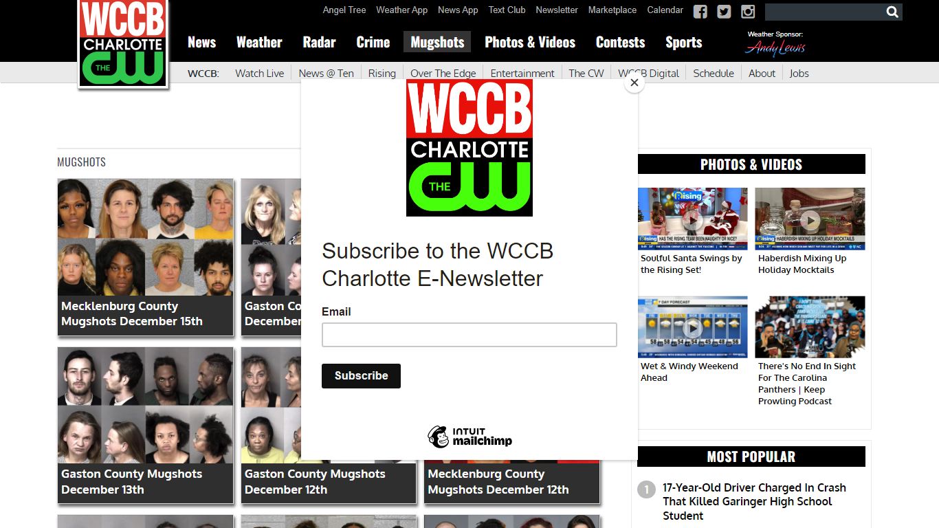 Mugshots - WCCB Charlotte's CW